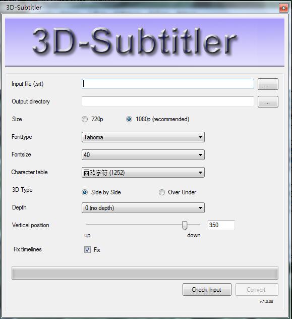 3D-Subtitler(视频字幕制作工具) v1.0.06绿色版