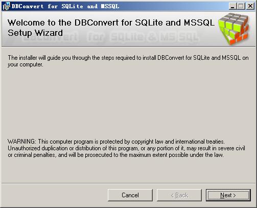 DBConvert for SQLite & MSSQL(数据库转换工具) v1.6.2.0免费版