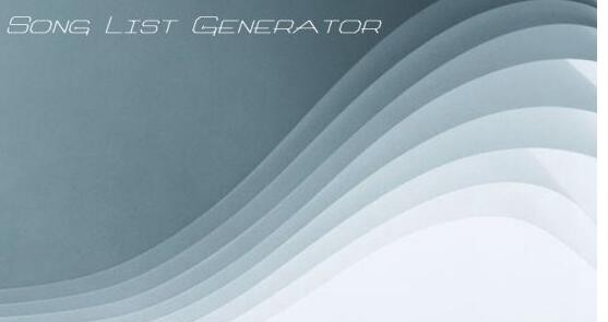 Song List Generator(音乐播放列表生成工具) v5.2.1免费版