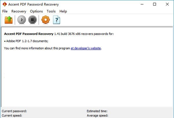 Accent PDF Password Recovery(pdf密码解除工具) v20.09免费版