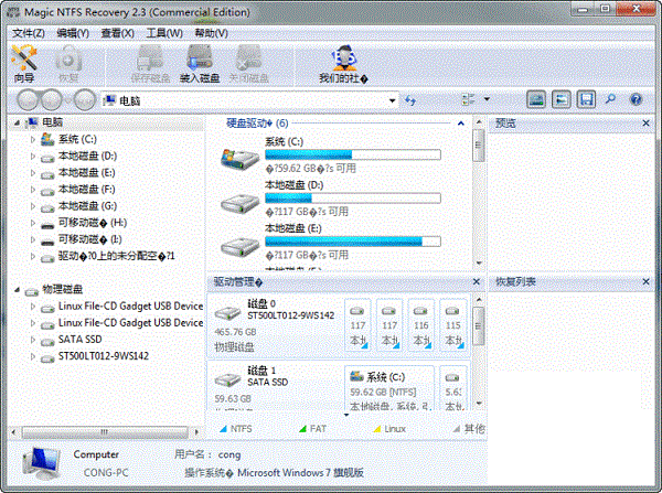 Magic NTFS Recovery(NTFs数据恢复软件) v3.4中文免费版