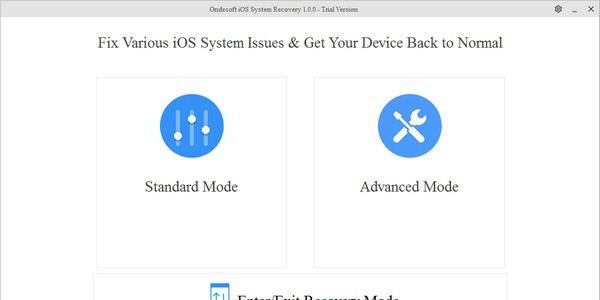 ios系统修复工具(Ondesoft iOS System Recovery) v1.0免费版