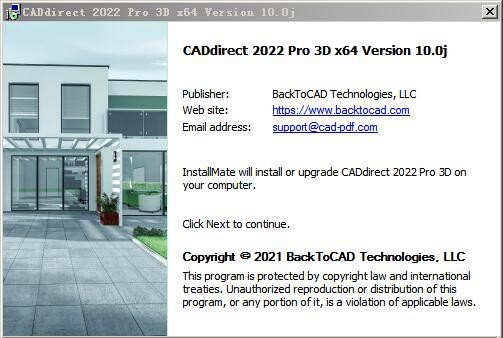 BackToCAD CADdirect 2022 v10.0j免费版