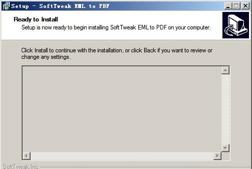 SoftTweak EML to PDF(eml转pdf工具) v4.0免费版