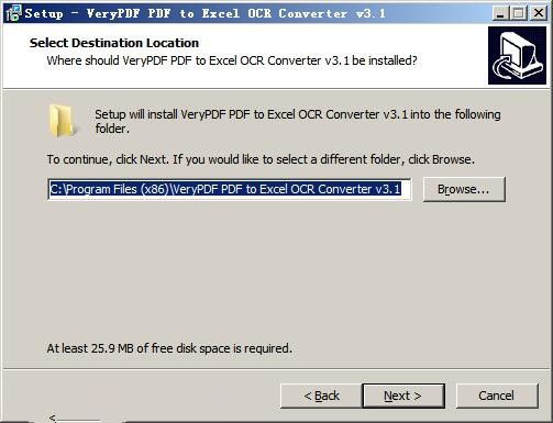 pdf转excel工具(VeryPDF PDF to Excel OCR Converter) v3.1免费版