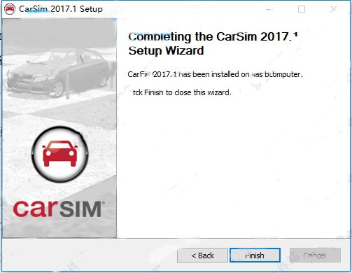 Mechanical Simulation CarSim 2017.1破解版 附安装教程