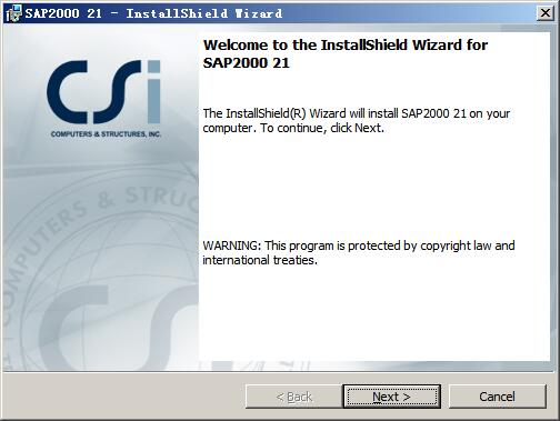 CSI SAP2000 v21 64位 v21.2.0免费版 附安装教程