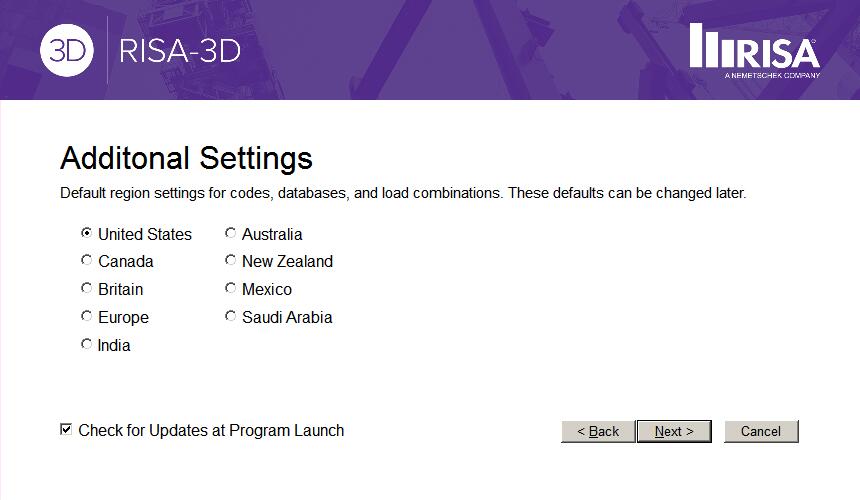 RISA-3D(三维设计和分析软件) v17.0.4免费版 附安装教程