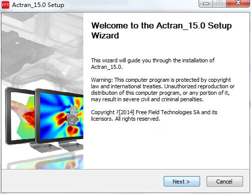 Actran 15.0(声学仿真软件)破解版 附安装教程