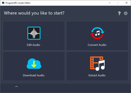 Program4Pc Audio Editor(音乐编辑软件) v9.0免费版