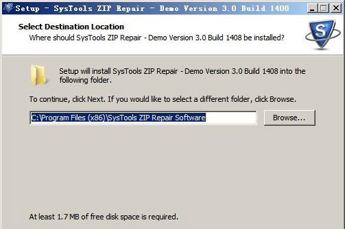 zip损坏修复工具(SysTools ZIP Repair) v3.0免费版