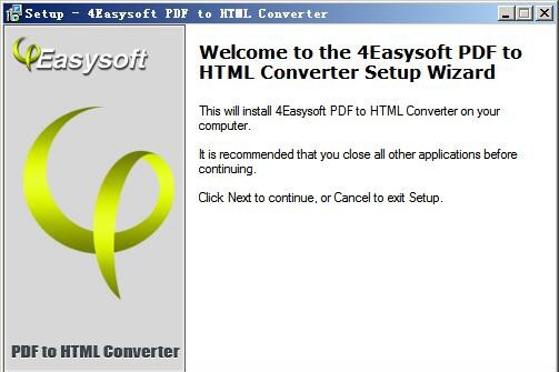 pdf转html免费软件(4Easysoft PDF to HTML Converter) v3.0.12官方版