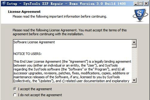 zip损坏修复工具(SysTools ZIP Repair) v3.0免费版