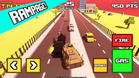 疯狂的道路坦克横撞游戏中文版v0.1安卓版