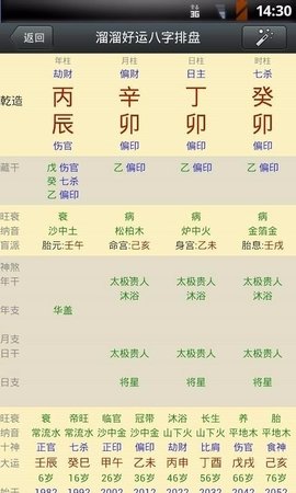 溜溜好运八字排盘破解版新版v4.0.1