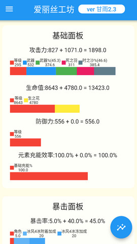 原神伤害可视化计算器安卓版v2.3.0