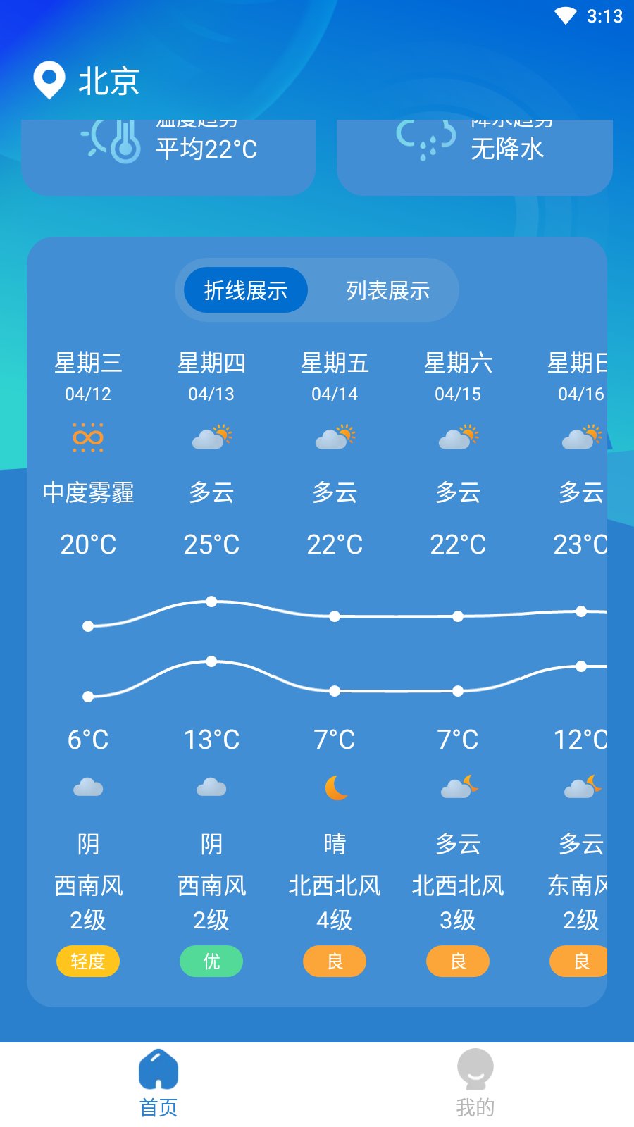 秒测天气APP安卓版v1.0.0