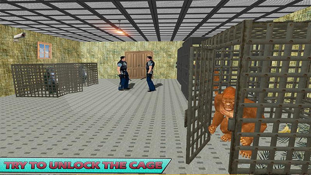大猩猩逃生城市监狱生存破解版v3.8