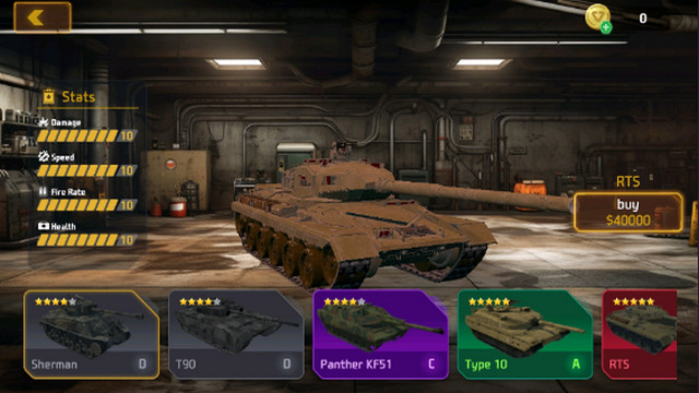 坦克突袭装甲战争手游安卓版v0.1.3