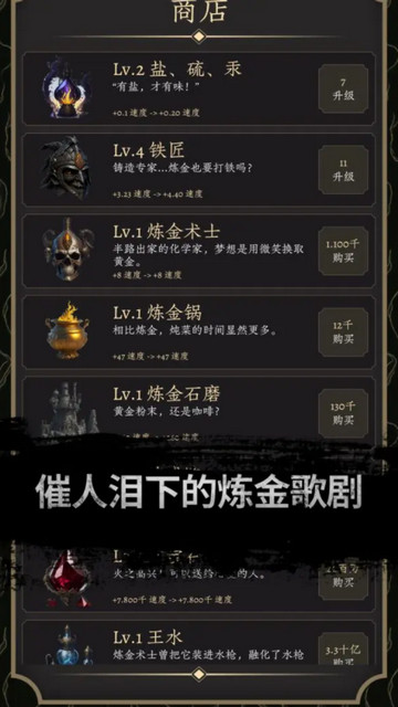 炼金术士Clicker2无限金币版v1.2.14