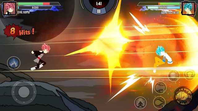 火柴人勇士超级龙影搏斗无限能量版v1.7.4