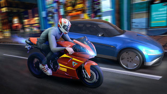 摩托车赛车3D无限金币版v6.6